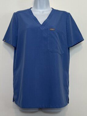 FIGS Catarina One Pocket Scrub Top Blue Women's Size Medium FW1000 Nursing